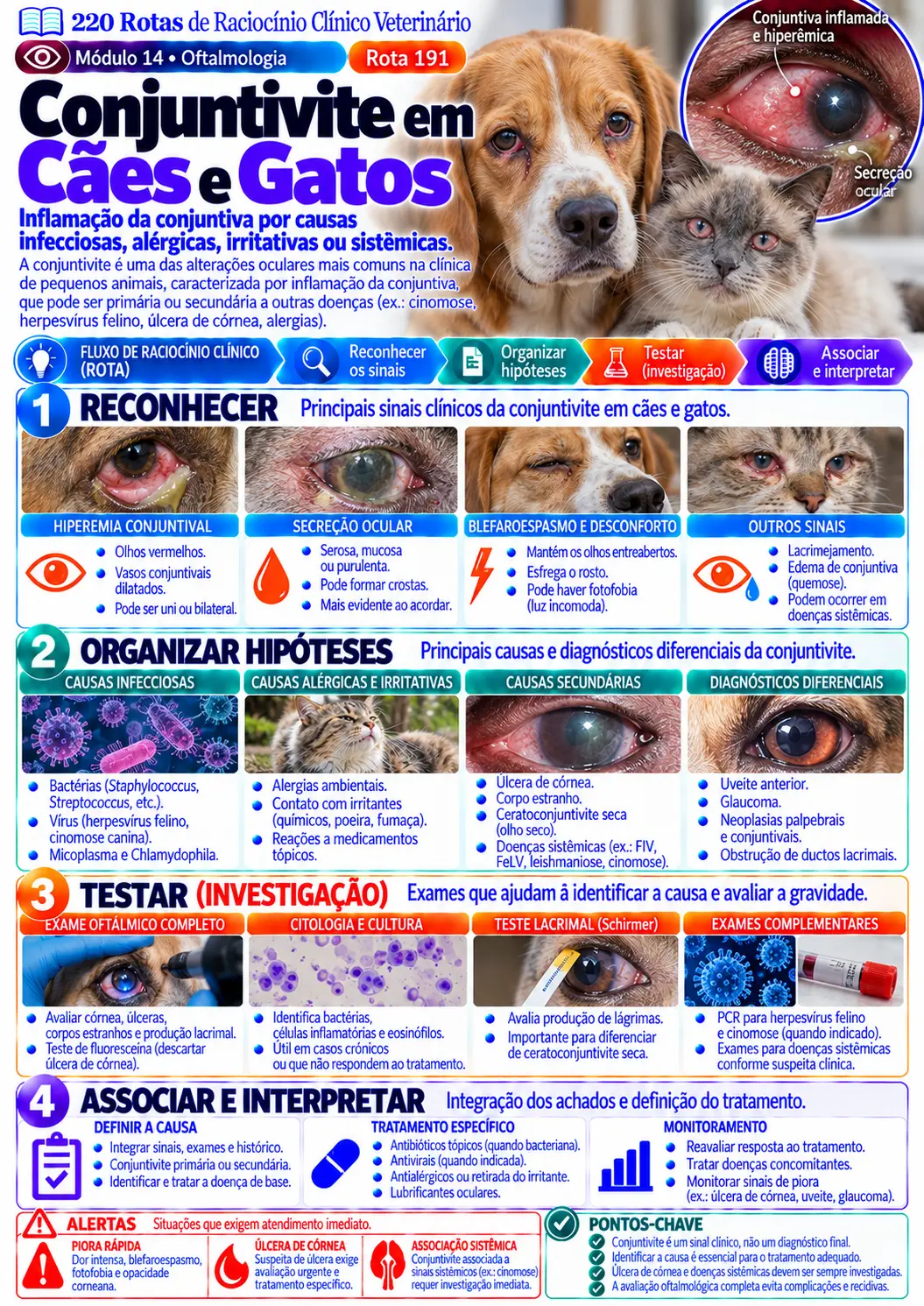 Conjuntivite em cães e gatos — Oftalmologia
